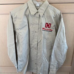 Hornady Women's Classic Beige Button Down Shirt